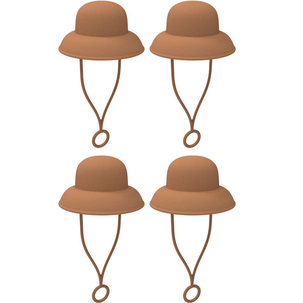 Wholesale 6-10mm Dust-proof Silicone Straw Caps